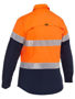 Picture of Bisley Women's X Airflow™ Hi Vis Taped Stretch Ripstop Shirt BL6491T