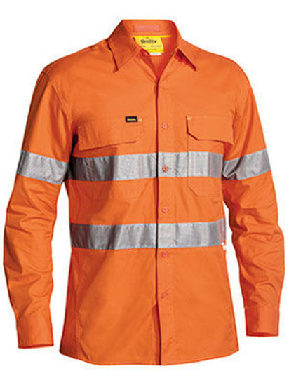 Picture of Bisley X Airflow™ Taped Hi Vis Ripstop Shirt BS6416T