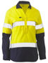 Picture of Bisley Womens Taped Hi Vis Stretch Closed Front Shirt BLC6064T