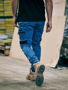 Picture of Bisley Flx and Move™ Stretch Denim Cargo Cuffed Pants BPC6335