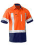 Picture of Bisley Flx & Move™ X Taped Hi Vis Utility Shirt BS1177XT