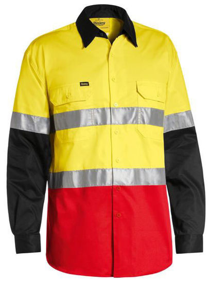 Picture of Bisley Taped Hi Vis Cool Lightweight Shirt BS6697T