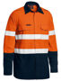 Picture of Bisley TenCate Tecasafe® Plus 480 Taped Hi Vis Lightweight FR Vented Shirt BS8237T