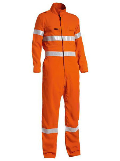 Picture of Bisley TenCate Tecasafe® Plus Taped Hi Vis Lightweight Coverall BC8178T