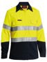 Picture of Bisley TenCate Tecasafe® Plus 700 Women's Taped Hi Vis FR Vented Shirt BL8082T