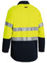 Picture of Bisley TenCate Tecasafe® Plus Taped Two Tone Hi Vis FR Non Vented Shirt - Long Sleeve BS8198T