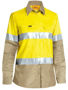 Picture of Bisley Women's Taped Hi Vis Cool Lightweight Drill Shirt BL6696T