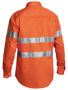 Picture of Bisley Taped Hi Vis Closed Front Drill Shirt BTC6482