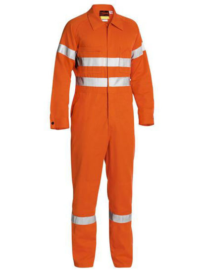 Picture of Bisley Indura® Ultra Soft® Fire Retardant Coverall 3M FR Reflective Tape BC8001