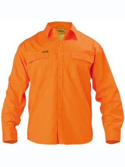 Picture of Bisley Hi Vis Drill Shirt BS6339