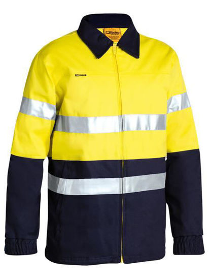 Picture of Bisley Taped Hi Vis Drill Jacket BK6710T