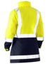 Picture of Bisley Women's Taped Hi Vis Recycled Rain Shell Jacket BJL6766T