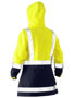 Picture of Bisley Women's Taped Hi Vis Recycled Rain Shell Jacket BJL6766T