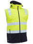 Picture of Bisley Taped Two Tone Hi Vis 3 in 1 Soft Shell Jacket BJ6078T