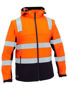 Picture of Bisley Taped Two Tone Hi Vis 3 in 1 Soft Shell Jacket BJ6078T