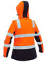 Picture of Bisley Women's Taped Two Tone Hi Vis 3-in-1 Soft Shell Jacket BJL6078T