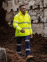 Picture of Bisley Taped Hi Vis Heated Jacket with Hood BJ6842T