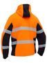 Picture of Bisley Flx & Move™ Hi Vis Taped Liquid Repellent Fleece Hoodie BK6571T