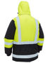 Picture of Bisley H Taped Hi Vis Freezer Hooded Jacket BJ6454HT