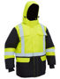 Picture of Bisley H Taped Hi Vis Freezer Hooded Jacket BJ6454HT