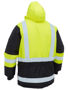 Picture of Bisley H Taped Hi Vis Freezer Hooded Jacket BJ6454HT