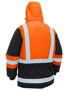 Picture of Bisley H Taped Hi Vis Freezer Hooded Jacket BJ6454HT