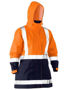 Picture of Bisley Women's H Taped Two Tone Hi Vis Rain Jacket BJL6966T