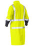 Picture of Bisley Taped Hi Vis Long Rain Coat BJ6961T