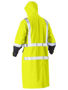 Picture of Bisley Taped Hi Vis Long Rain Coat BJ6961T