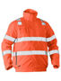 Picture of Bisley Taped Hi Vis Wet Weather Bomber Jacket BJ6770T