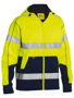 Picture of Bisley Taped Hi Vis Zip Fleece Hoodie with Sherpa Lining BK6988T