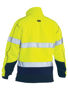 Picture of Bisley Taped Hi Vis 1/4 Zip Fleece Pullover with Sherpa Lining BK6987T