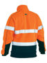 Picture of Bisley Taped Hi Vis 1/4 Zip Fleece Pullover BK6989T