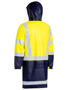 Picture of Bisley Taped Hi Vis Stretch PU Rain Coat BJ6935HT