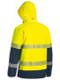 Picture of Bisley Taped Hi Vis Ripstop Bonded Fleece Jacket BJ6934T