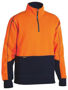 Picture of Bisley Hi Vis Fleece 1/4 Zip Pullover BK6989