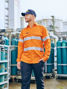 Picture of Bisley Apex 160 Taped Hi Vis FR Ripstop Vented Shirt BS8339T