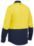 Picture of Bisley Two Tone Hi Vis Long Sleeve Shirt BS6442