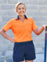 Picture of Bisley Women's Hi Vis V-Neck Polo BKL1234