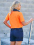 Picture of Bisley Women's Hi Vis V-Neck Polo BKL1234