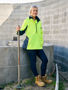 Picture of Bisley Women's Hi Vis Liquid Repellent Fleece Hoodie BKL6571