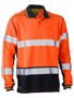 Picture of Bisley Taped Hi Vis Polyester Mesh Polo BK6219T