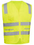 Picture of Bisley Taped Hi Vis Safety Zip Vest BV0341T