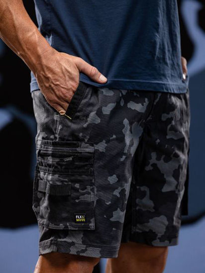 Picture of Bisley Flx & Move™ Stretch Canvas Camo Cargo Short - Limited Edition BSHC1337